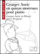 The Best of Georges Auric in Fifteen Pieces for Piano piano sheet music cover